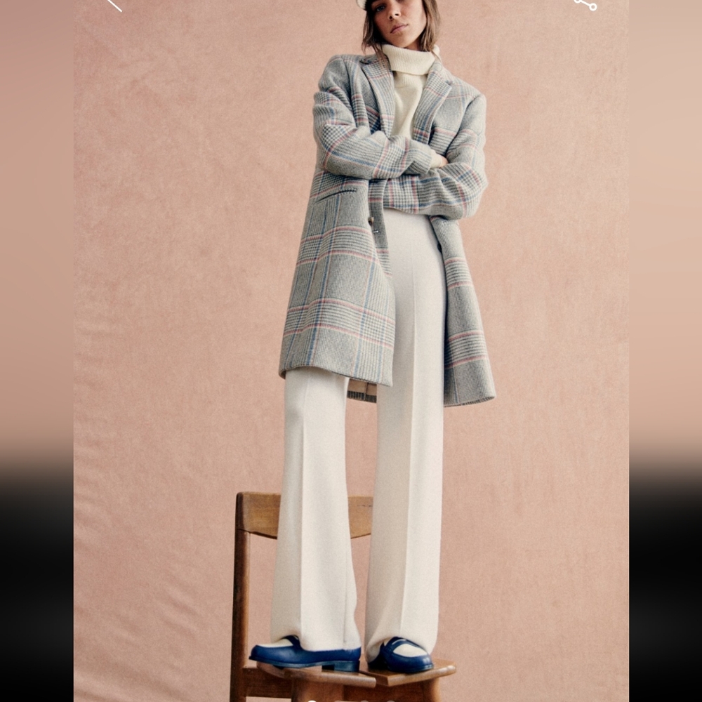 Sezane Cream Trousers